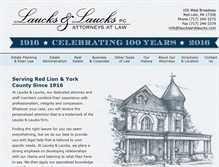 Tablet Screenshot of laucksandlaucks.com